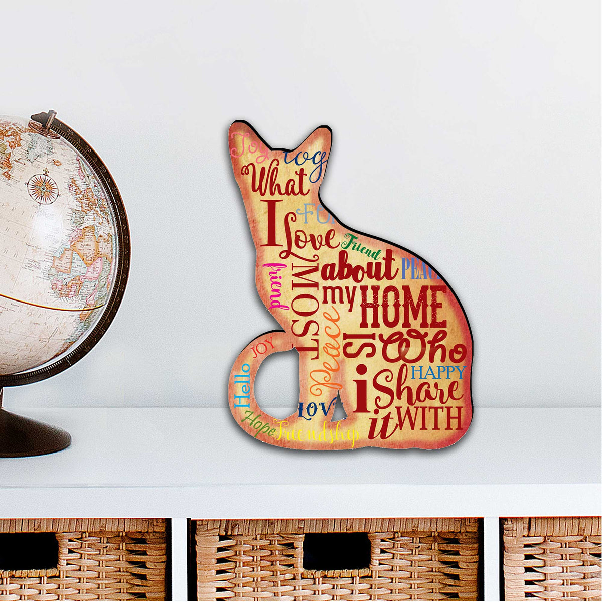 Sweet Home Cat Tree and Wall Decor - Designocracy - 8198113M-1